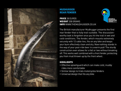 The 'Original' SMALL rear Mudhugger